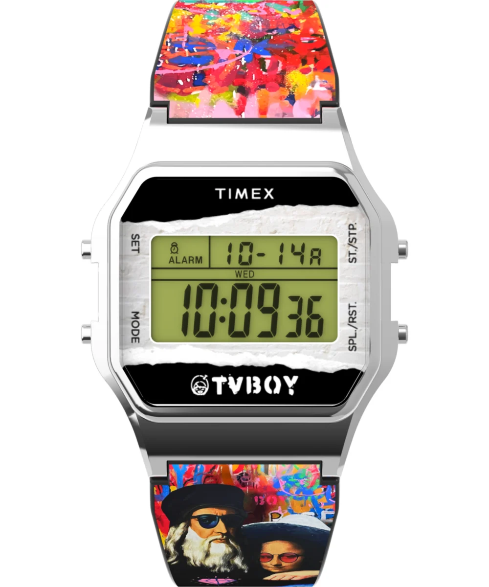Timex TVBOY 34mm Resin Strap Watch TW2Y46800 34 mm kol saati