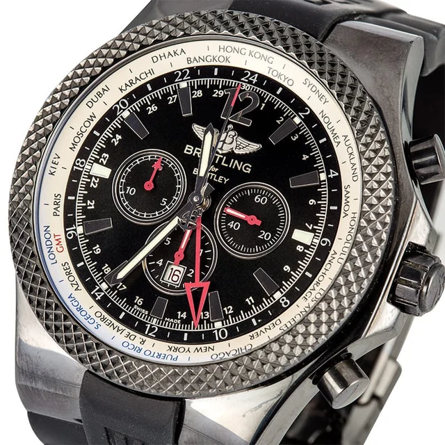 Breitling for Bentley GMT Midnight Carbon M4736212 kol saati
