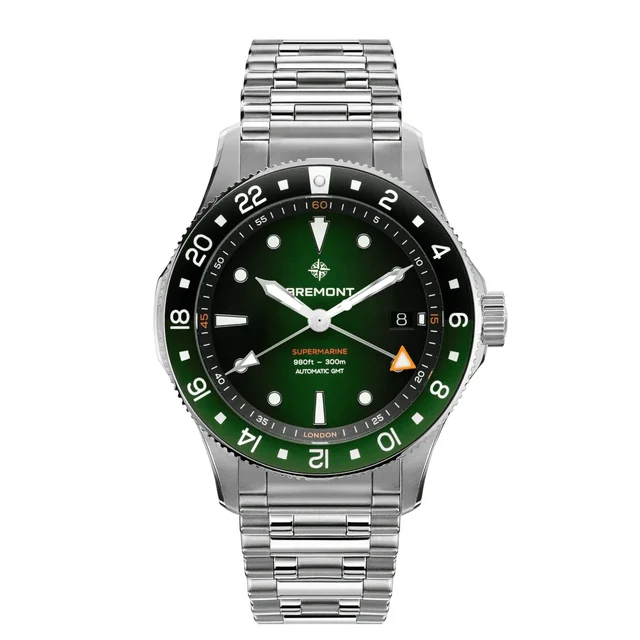 Bremont Supermarine SM40-GMT-SS-GNBK-B kol saati