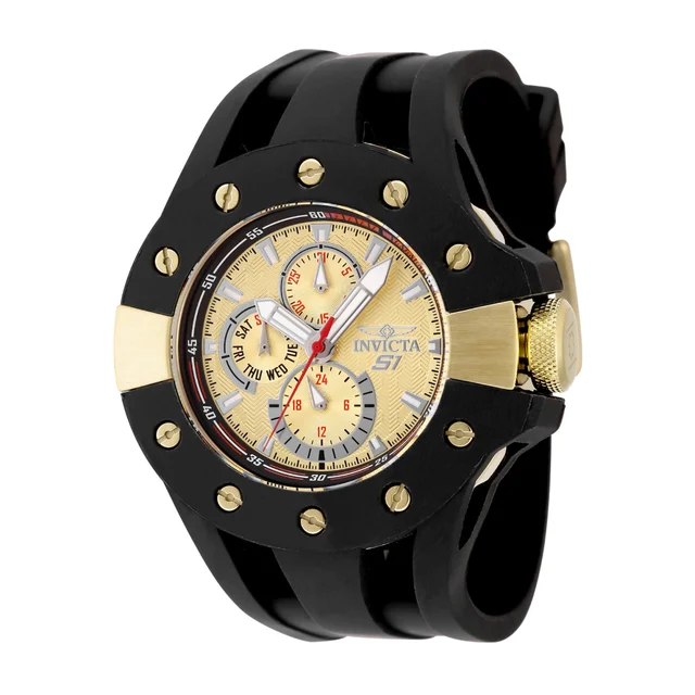 Invicta Rally Splitter Watch - 49mm. Black (48126) kol saati