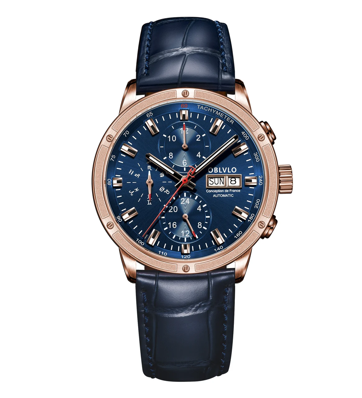 OBLVLO Series CM2-PLL 42 mm kol saati