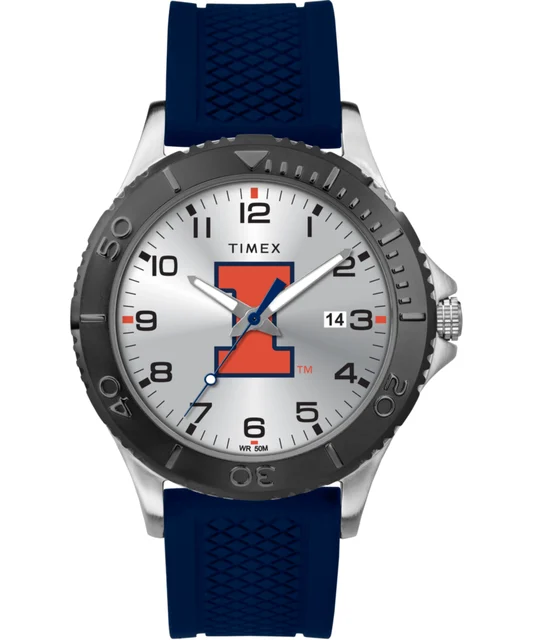 Timex Gamer Navy Illinois Illini TWZUILLME kol saati