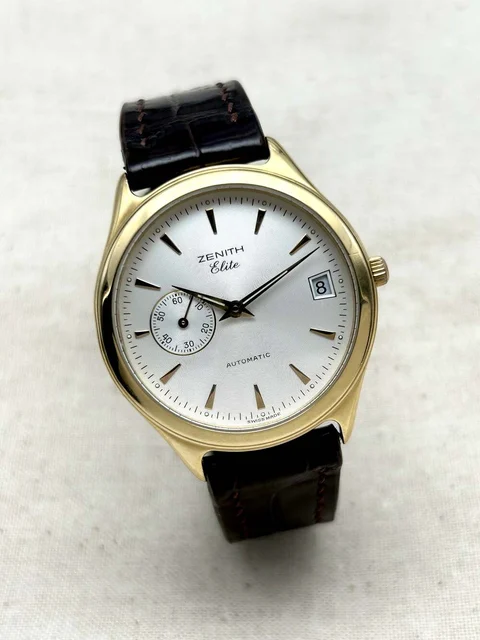 Zenith Elite 18K Gold, automático. kol saati