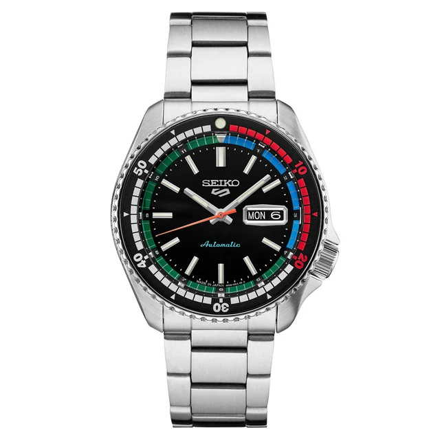 Seiko Sports Special Edition Automatic Watch with Black Dial #SRPK13 kol saati