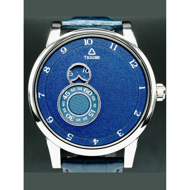 Trilobe Nuit Fantastique Grained Blue Titanium 40.5mm 210000066877 kol saati