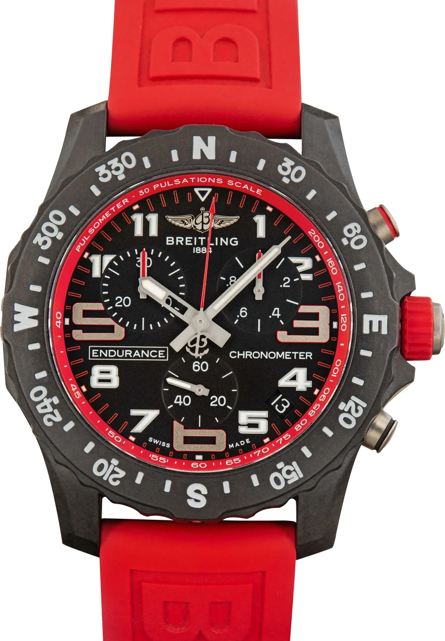 Breitling Professional Endurance Pro 44 Red Strap X82310D91B1S1 44 mm kol saati