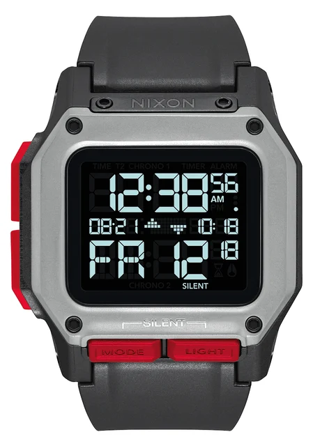 Nixon US Regulus - Black / Red A1180-008-00 kol saati