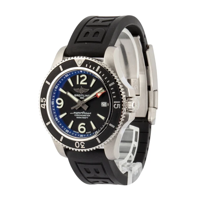 Breitling Superocean Automatic 42 Black Dial A17366021B1S2 kol saati
