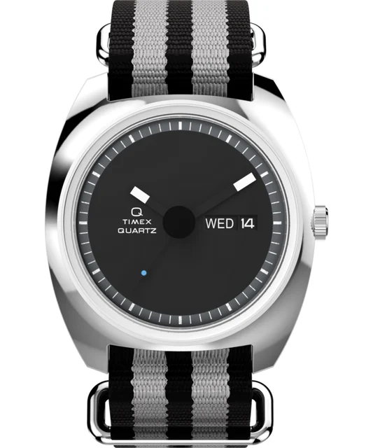 Timex Enigma 37mm Fabric Strap Watch TW2Y34600 kol saati