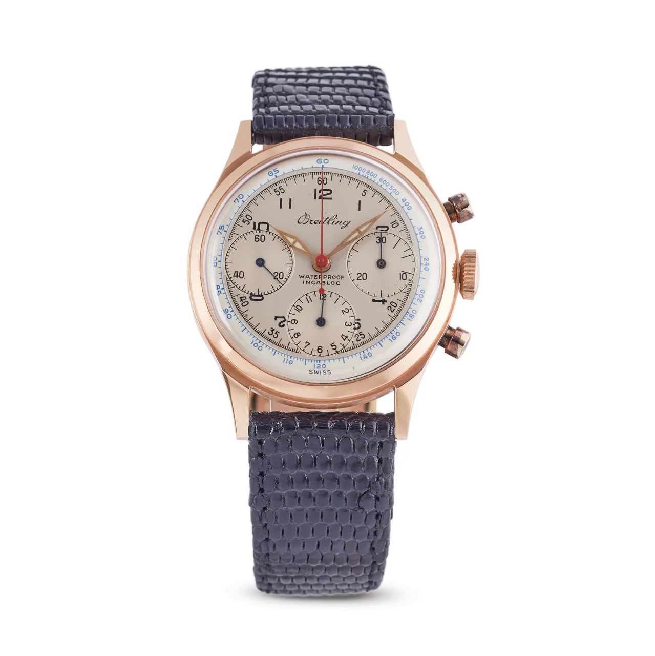 Breitling BREITLING, REF. 788, WATERPROOF CHRONOGRAPH, 18K PINK GOLD kol saati