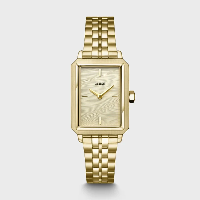 CLUSE Fluette Watch Steel, Sand Texture Full Gold Colour CW11511 kol saati