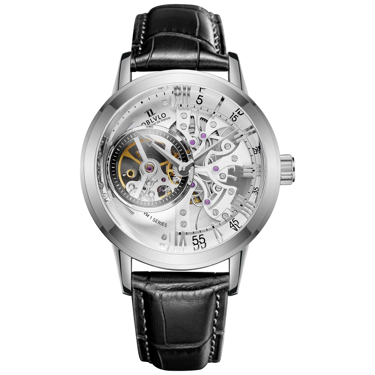 OBLVLO Series VM-SWSB-1 42 mm kol saati
