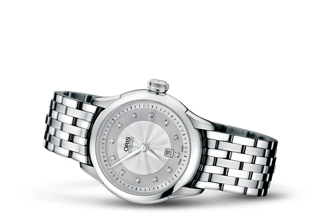 Oris Artelier Date Diamonds 01 561 7604 4091-07 8 16 73 kol saati