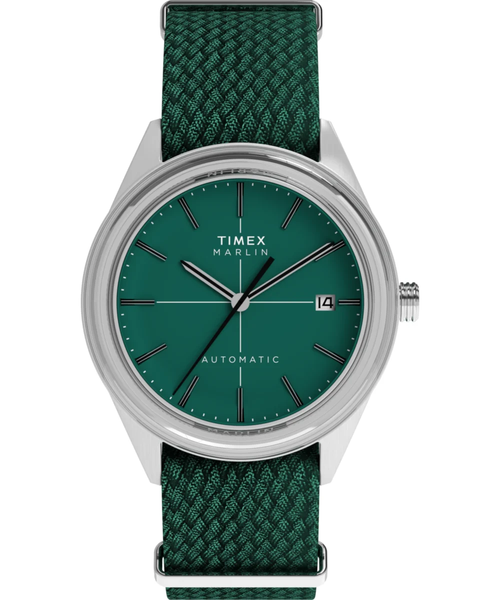 Timex Marlin® Jet Automatic 38mm Fabric Strap Watch TW2Y24400 38 mm kol saati
