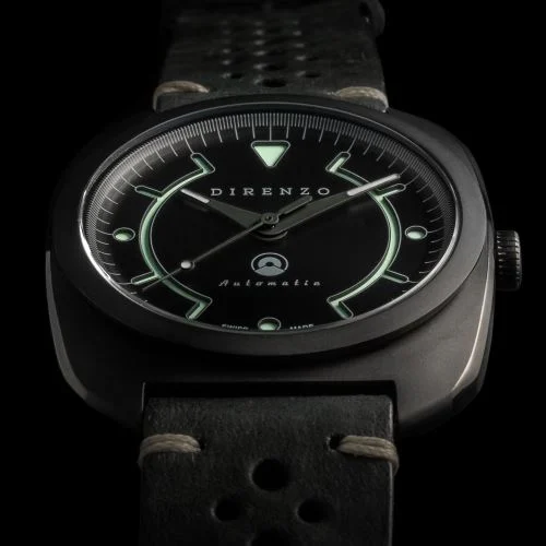 Direnzo DRZ_02_PVD_black 41 mm kol saati