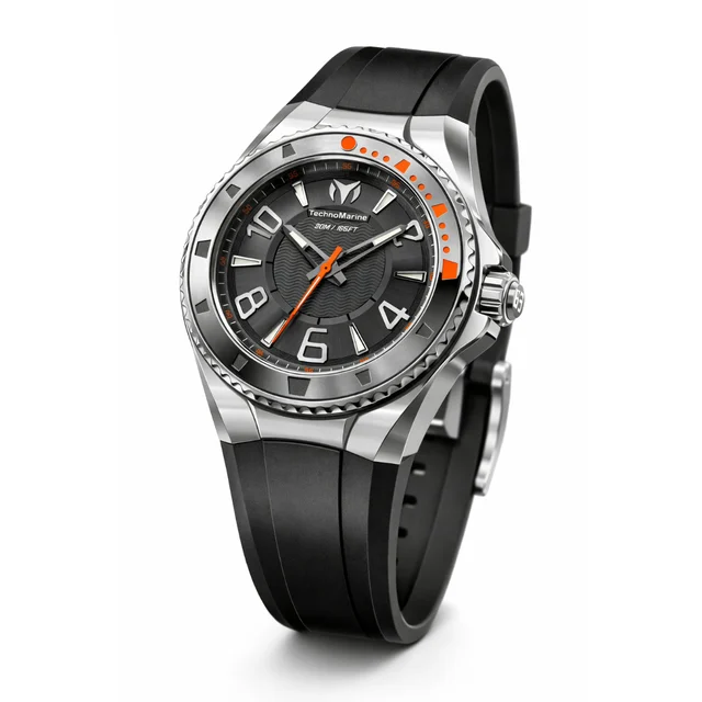 Technomarine Lusso Mare Watch - 44mm. Black (TM-225022) kol saati