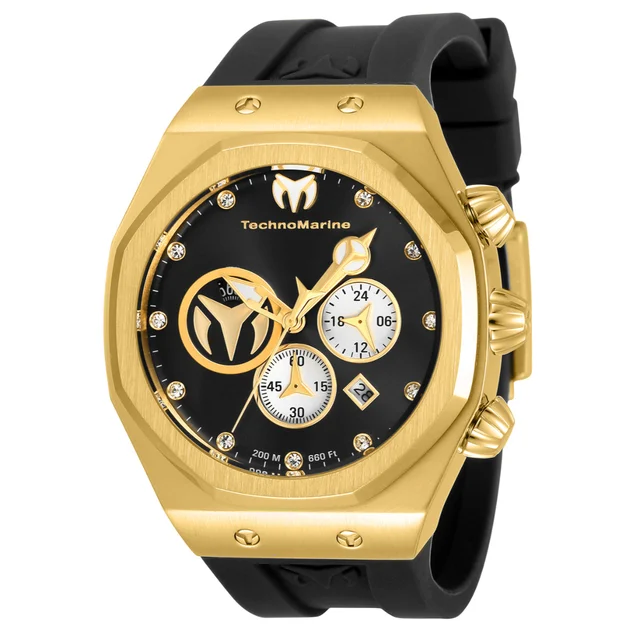 Technomarine Reef Sun Watch - 45mm, Black (ZG-TM-520002) kol saati