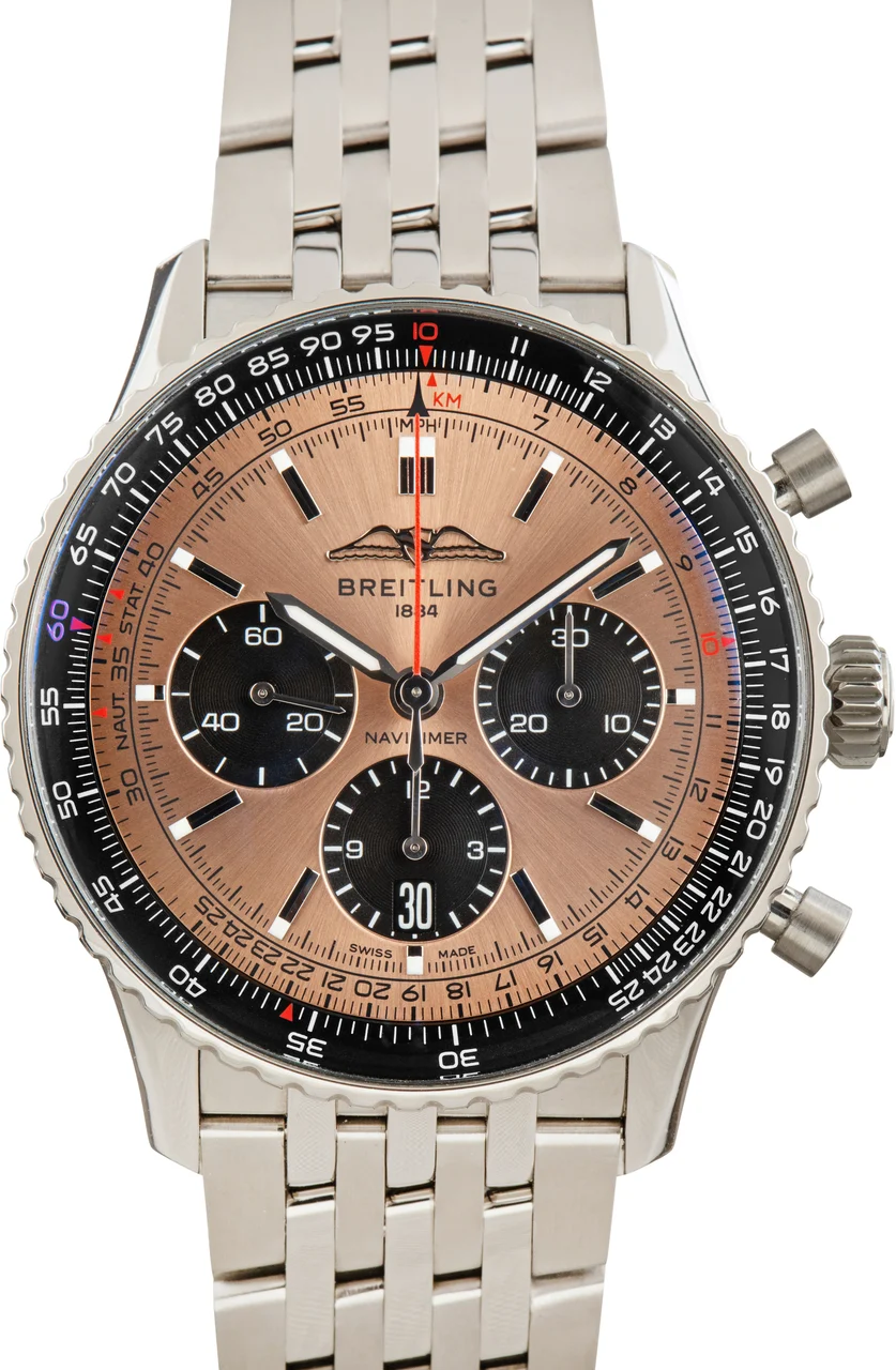 Breitling Navitimer B01 Chronograph 43 Cooper Dial AB0138241K1A1 43 mm kol saati