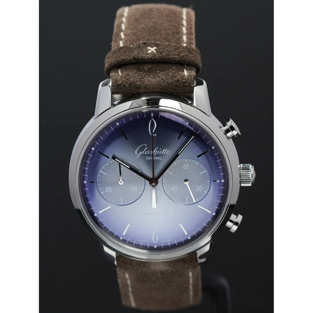 Glashutte Original Glashütte Original 1-39-34-04-22-04 Sixties Chronograph Glacier Blue PO