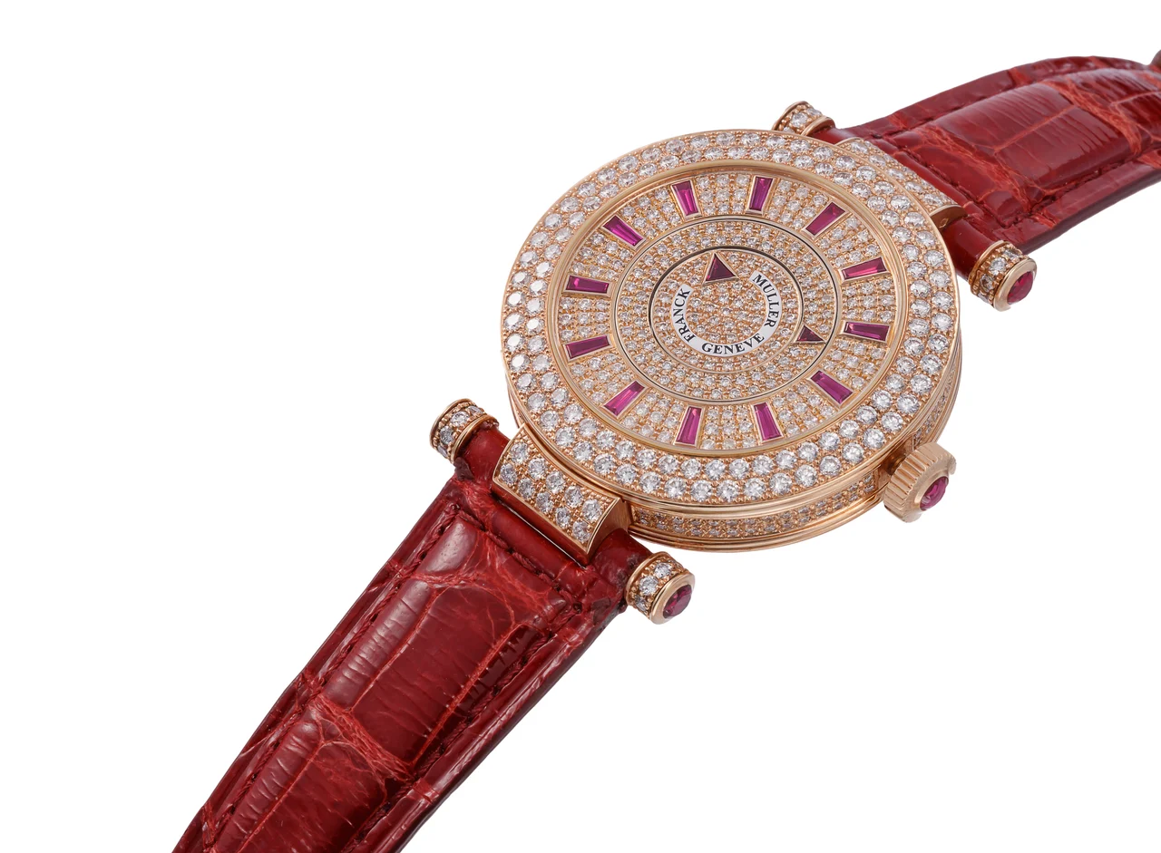 Franck Muller FRANCK MULLER REF. DM 39 D 2R CD RU 5N, DOUBLE MYSTERY, 18K PINK GOLD AND DIAMONDS (NEW OLD STOCK) kol saati