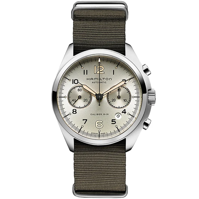Hamilton Khaki Aviation Khaki Pilot Pioneer Auto Chrono H76456955 kol saati