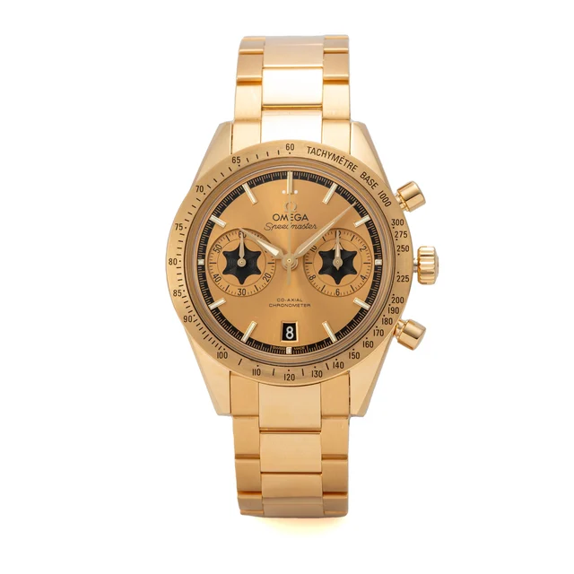 OMEGA OMEGA, REF. 331.50, SPEEDMASTER CO-AXIAL CHRONOMETER, RORY MCLLROY, YELLOW GOLD kol 