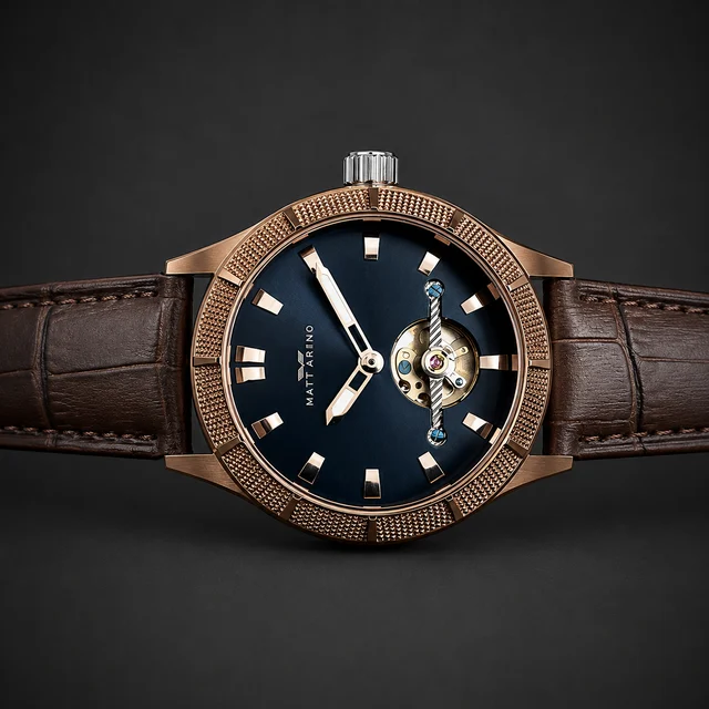 Matt Arend Luminor Bronze / Navy Ma 833 Luminor Bronze / Navy kol saati