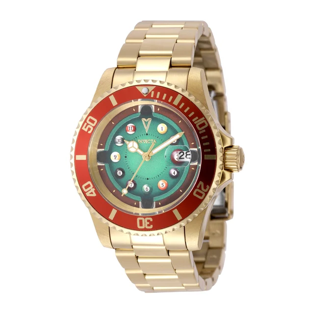 Invicta Pro Diver House of Cards Watch - 40mm. Gold (50522) kol saati