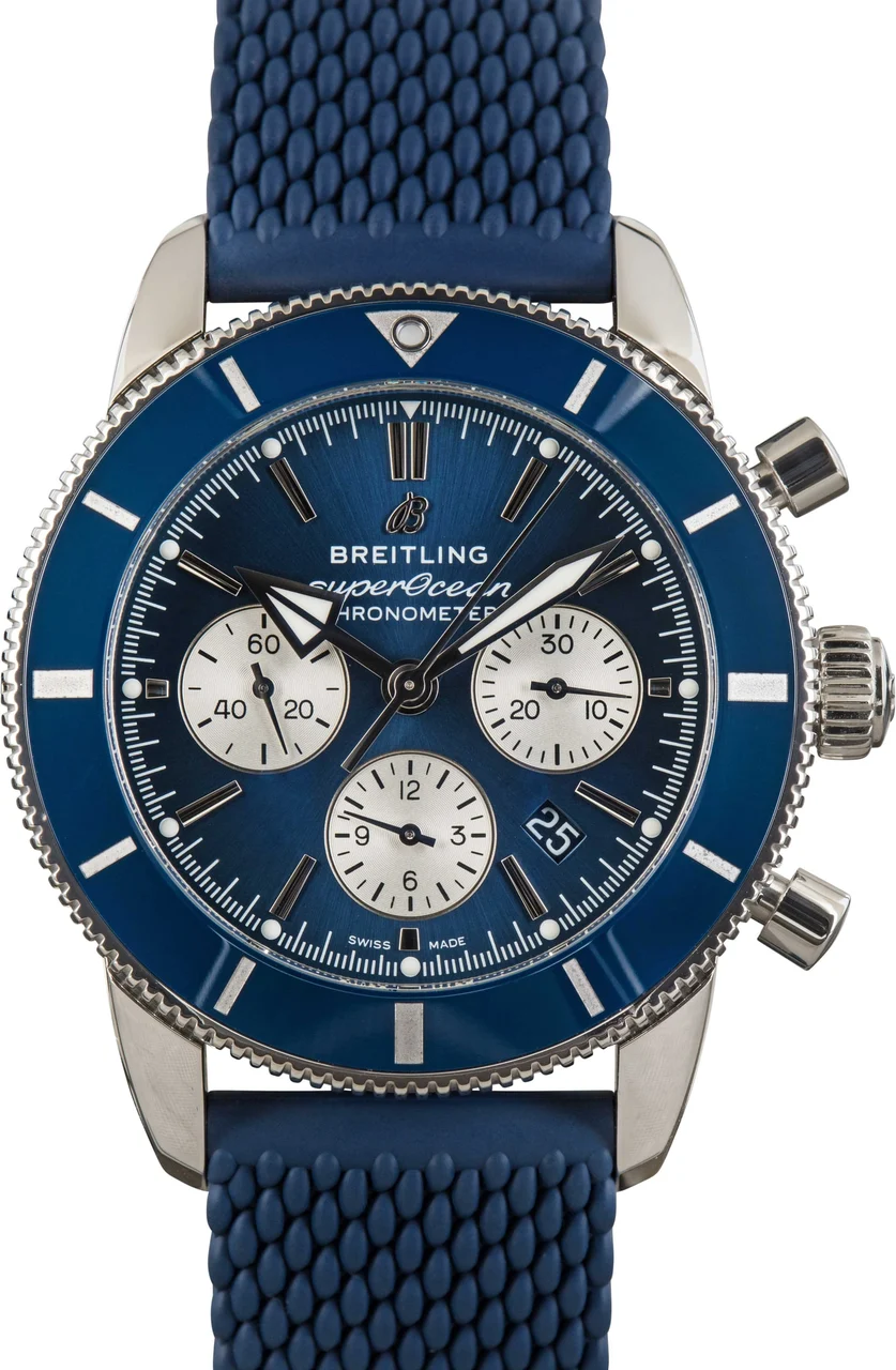 Breitling Superocean Heritage B01 Chronograph 44 Blue Dial AB0162161C1S1 kol saati