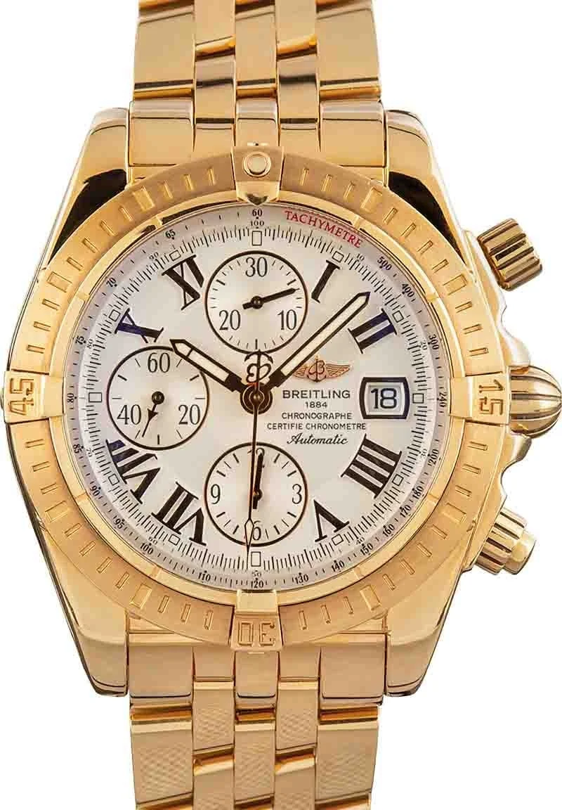 Breitling Chronomat 18k Rose Gold H1335611/A619 44 mm kol saati