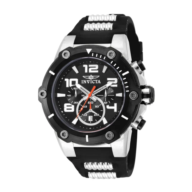Invicta Speedway Watch - 51.5mm, Steel, Black (ZG-17202) kol saati