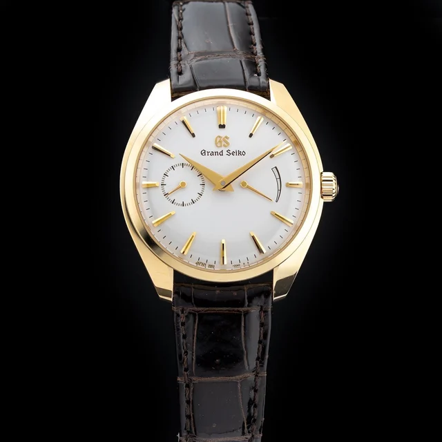 Grand Seiko Elegance SBGK006 White Dial Yellow Gold Case 210009N32848 kol saati