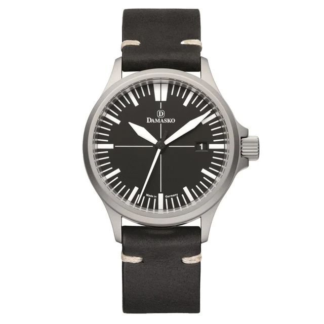 Damasko Swiss Automatic Watch with a 39mm Bead-Blasted Submarine Steel Case #DK32 kol saat