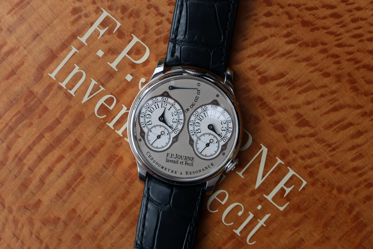 F.P. Journe Chronometre a Resonance ref. RN “Platinum 38mm” 38 mm kol saati