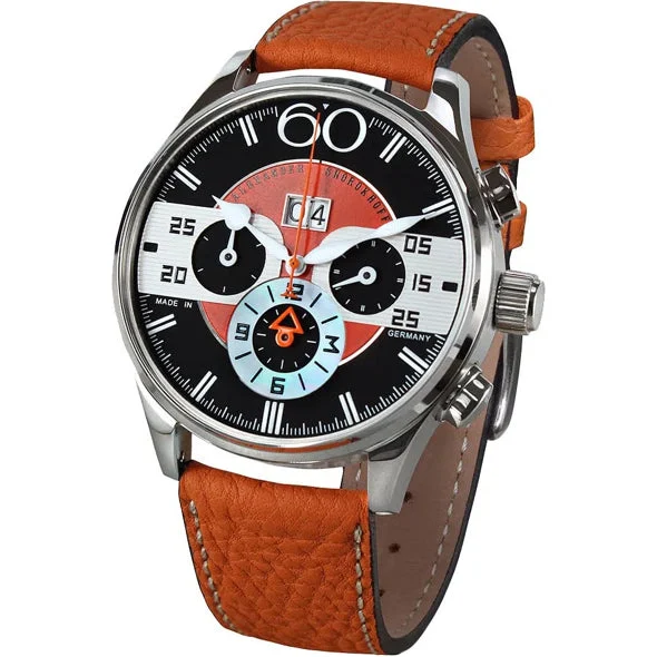 Alexander Shorokhoff Big Date Chrono Black AS.BD01-4 kol saati