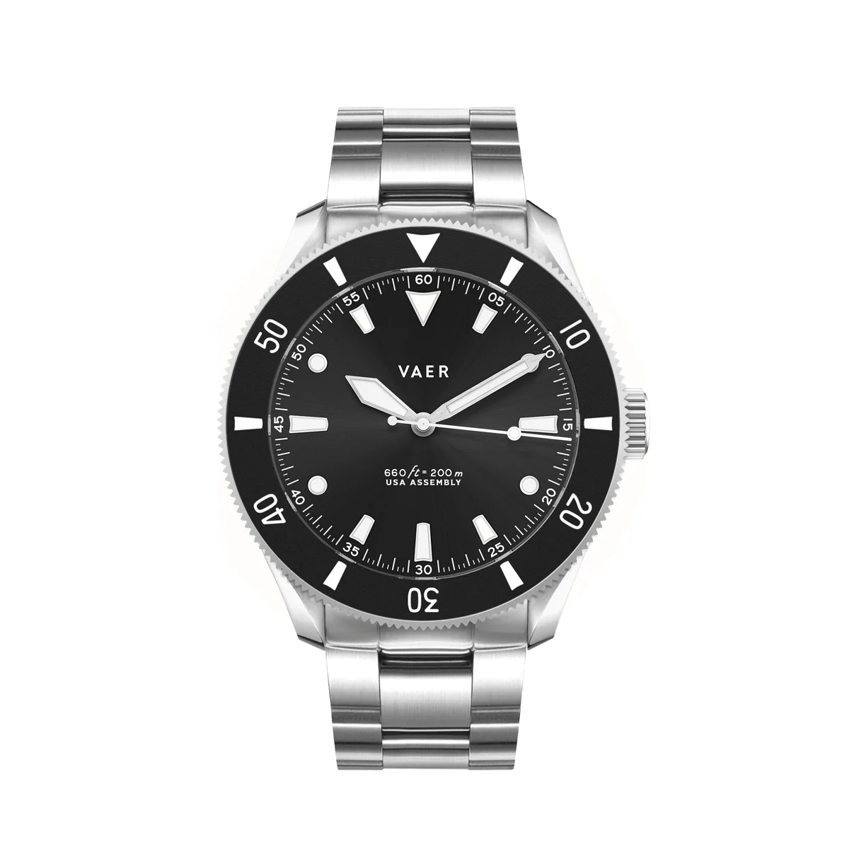 Vaer D4-MB39-TRP20BLK-SPNY20KHA 39 mm kol saati
