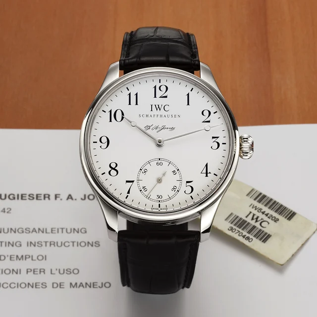 IWC IWC REF. 5442 PORTUGUESE F.A. JONES PLATINUM kol saati