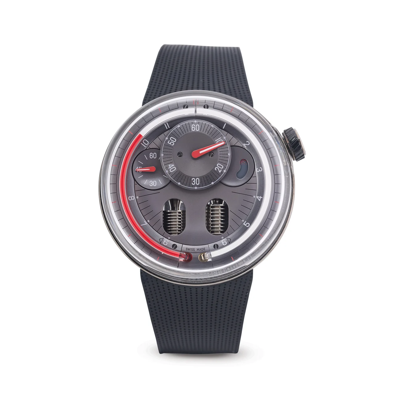 Hyt HYT, REF. 048-AC-84-RF-RU, H0 X EAU ROUGE, STEEL kol saati