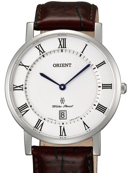 Orient Class Quartz Dress Watch with Sapphire Crystal and Elegant White Dial #GW0100HW kol