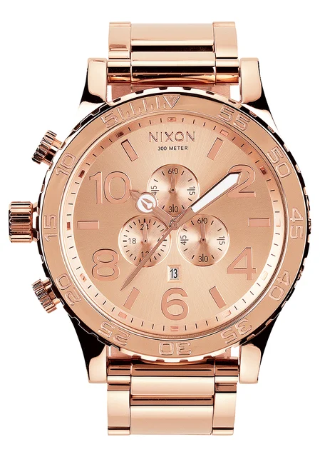 Nixon US Chrono - All Rose Gold A083-897-00 kol saati