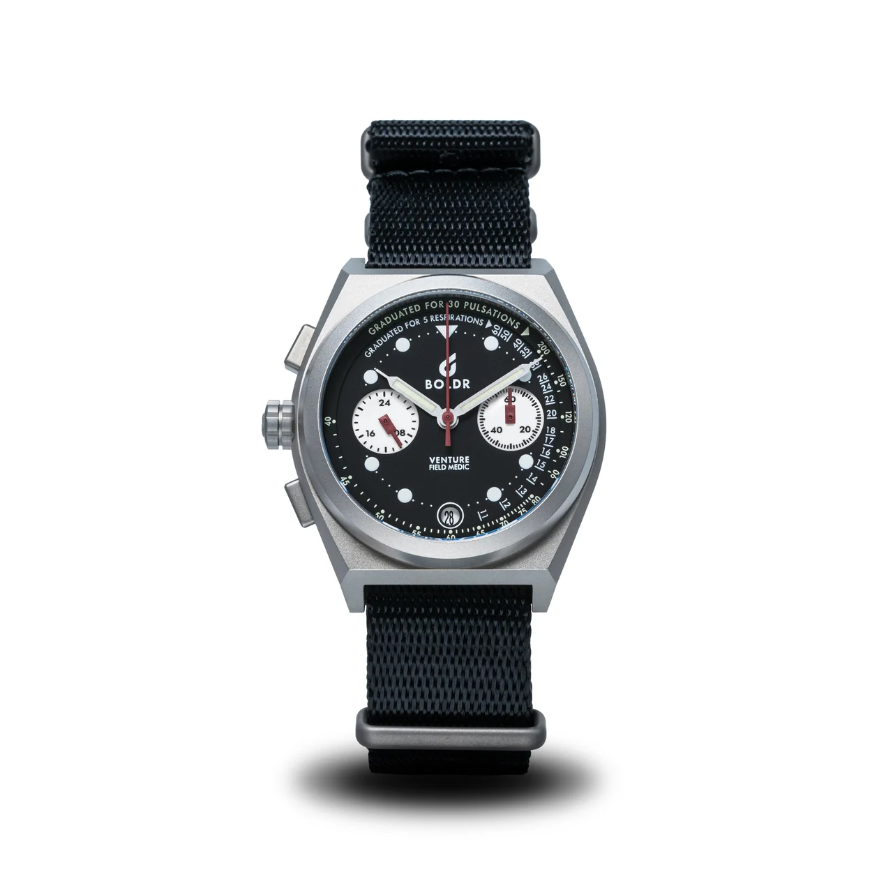 BOLDR Supply Co. Field Medic II Destro VE-FM2D-TI-20-38 38 mm kol saati