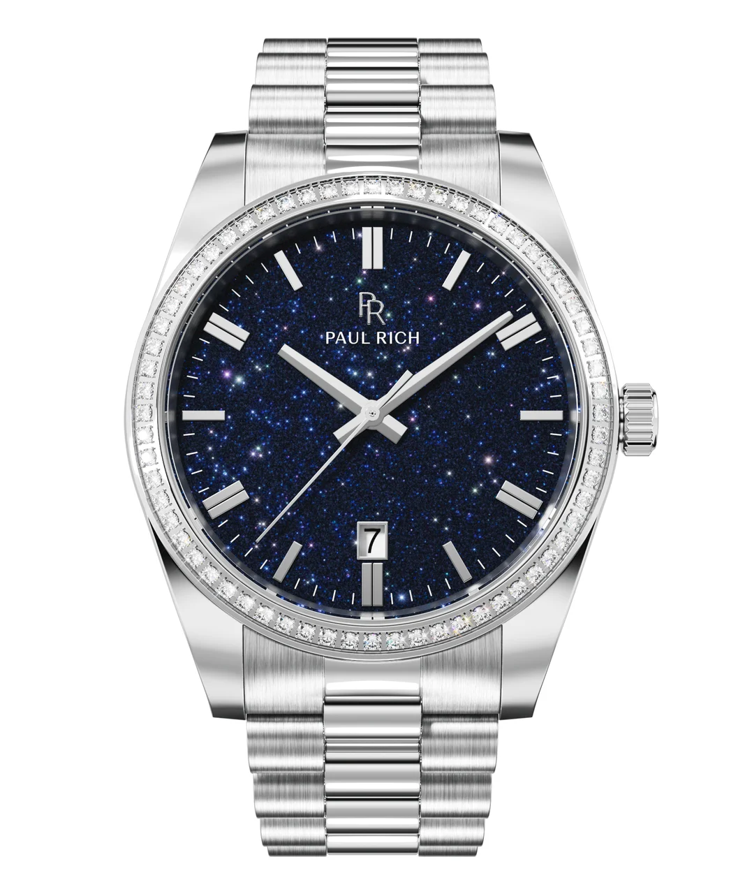 Paul Rich Legacy PR179G - Aventurine Silver Blue 40 mm kol saati
