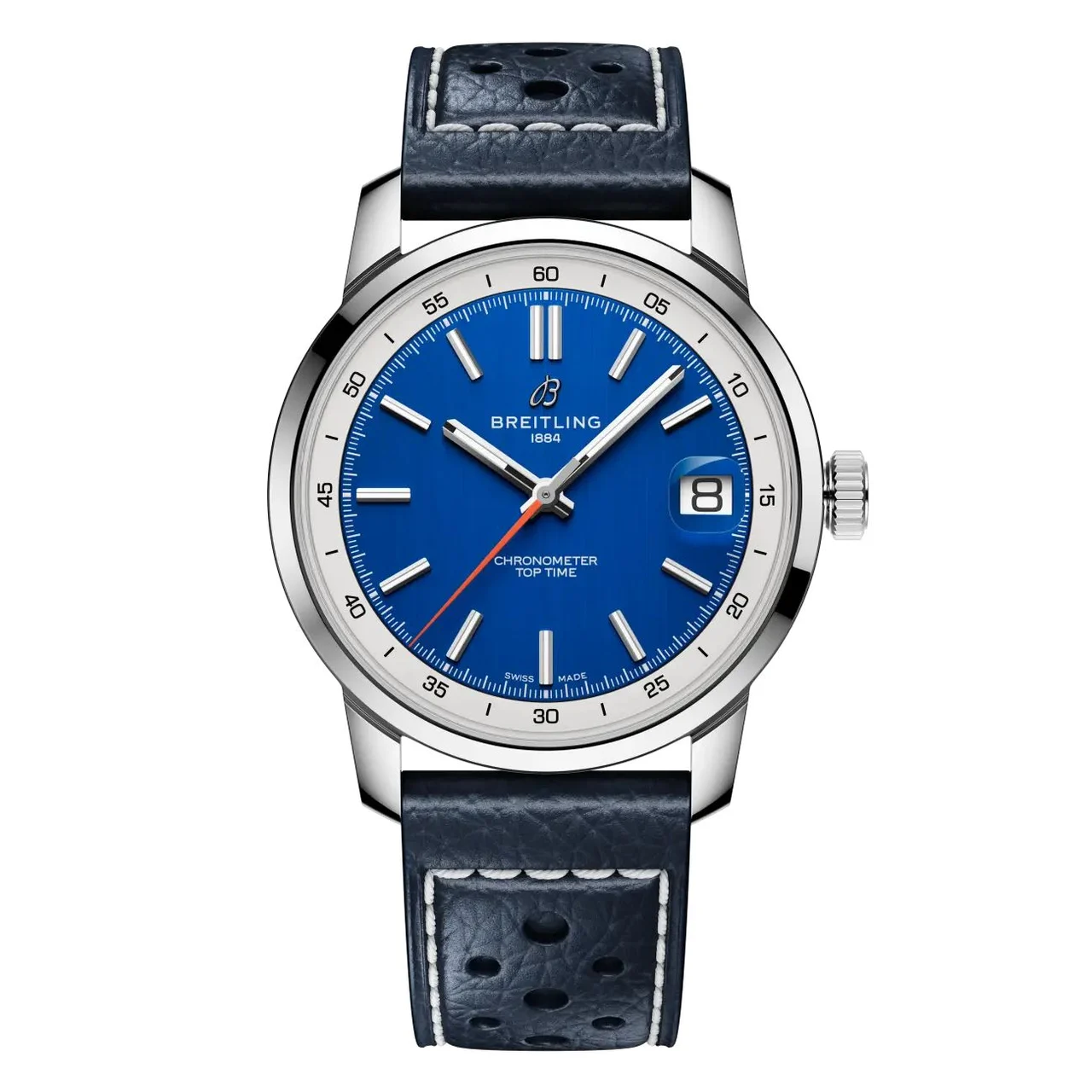 Breitling Top Time B31 AB3113A71C1X1 38mm Blue Dial Stainles 38 mm kol saati