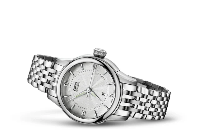 Oris Artelier Date 01 561 7687 4071-07 8 14 77 kol saati