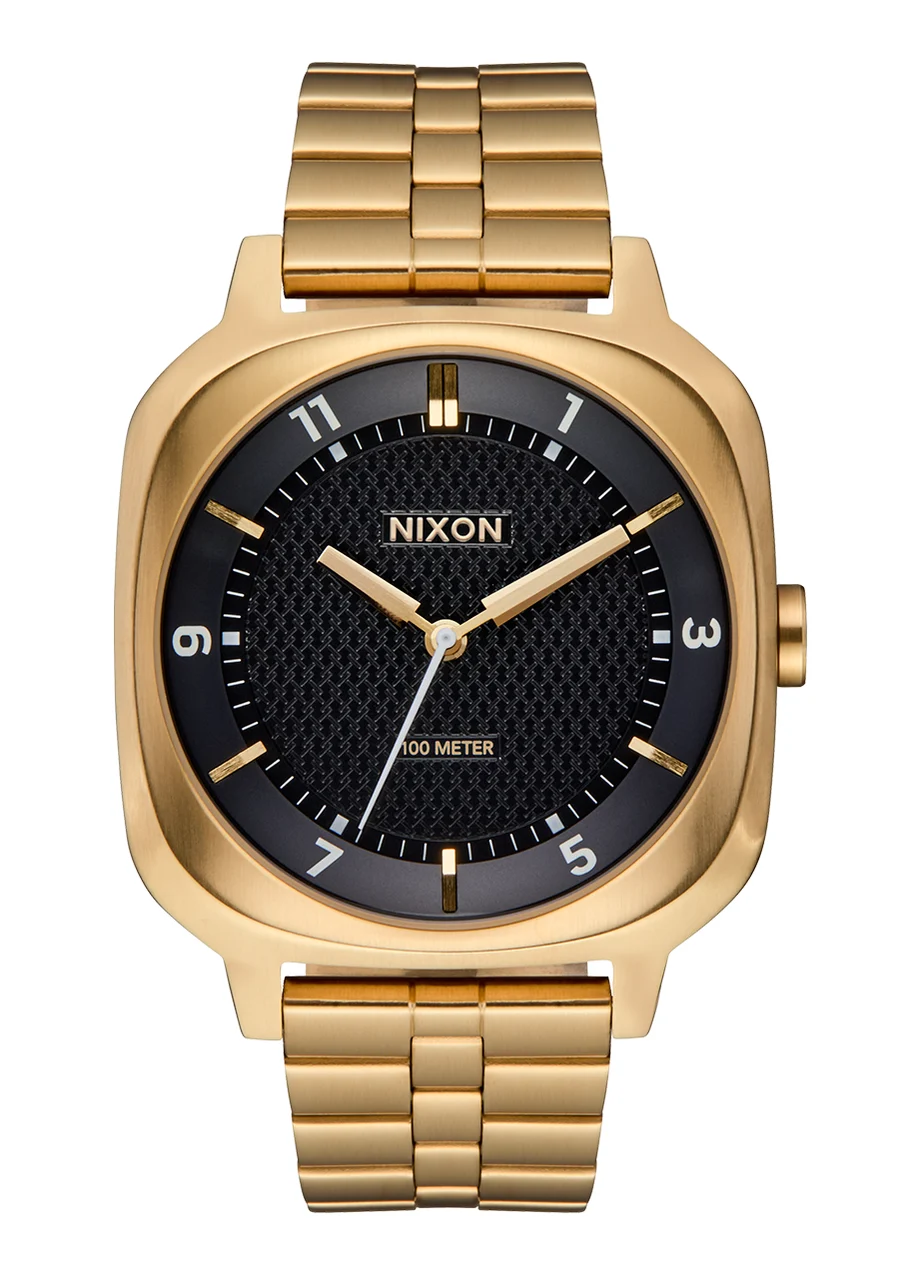 Nixon US Fremont 40 - Gold / Black A1444-513-00 40 mm kol saati