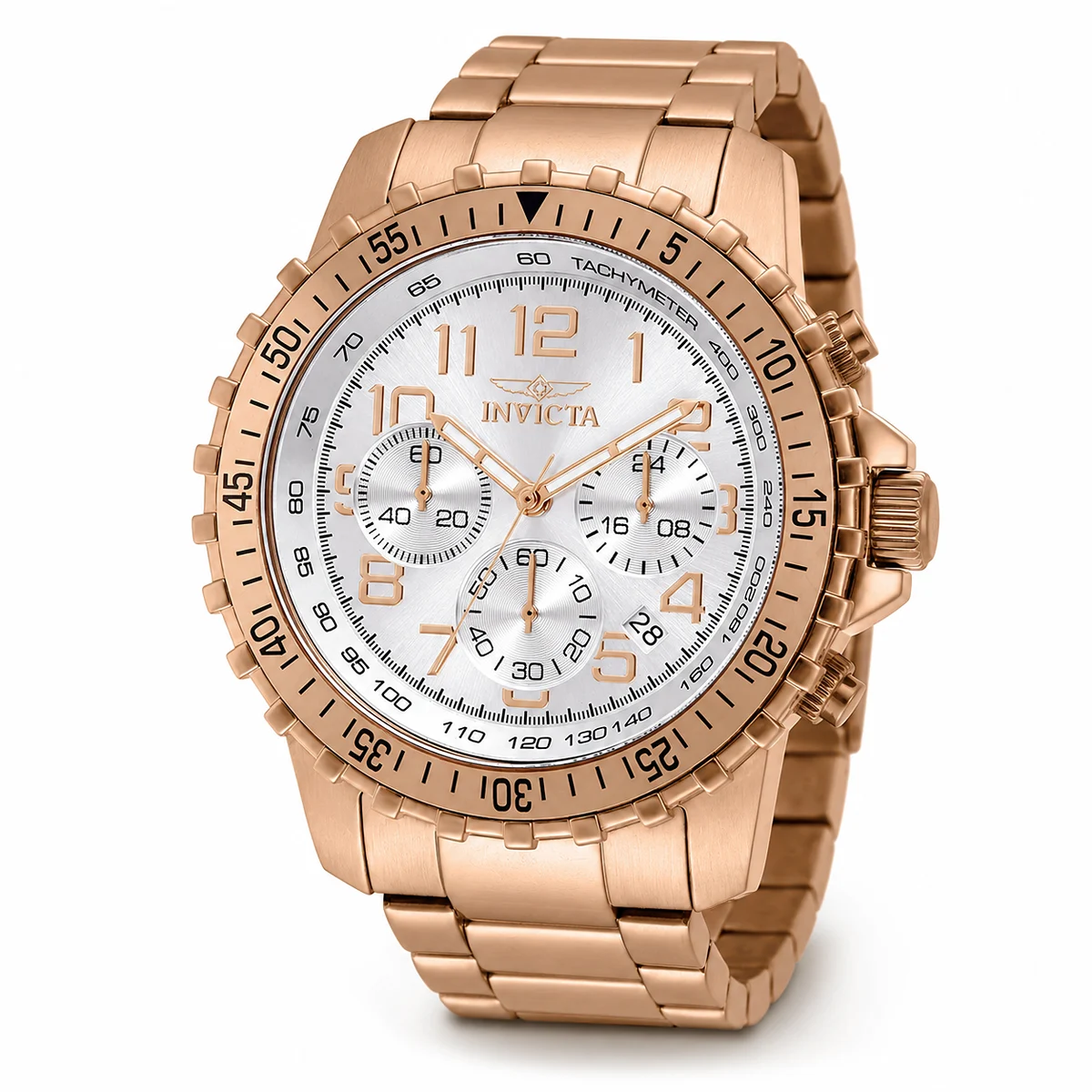 Invicta Specialty Vector Field Watch - 45mm. Rose Gold (11368) 45 mm kol saati