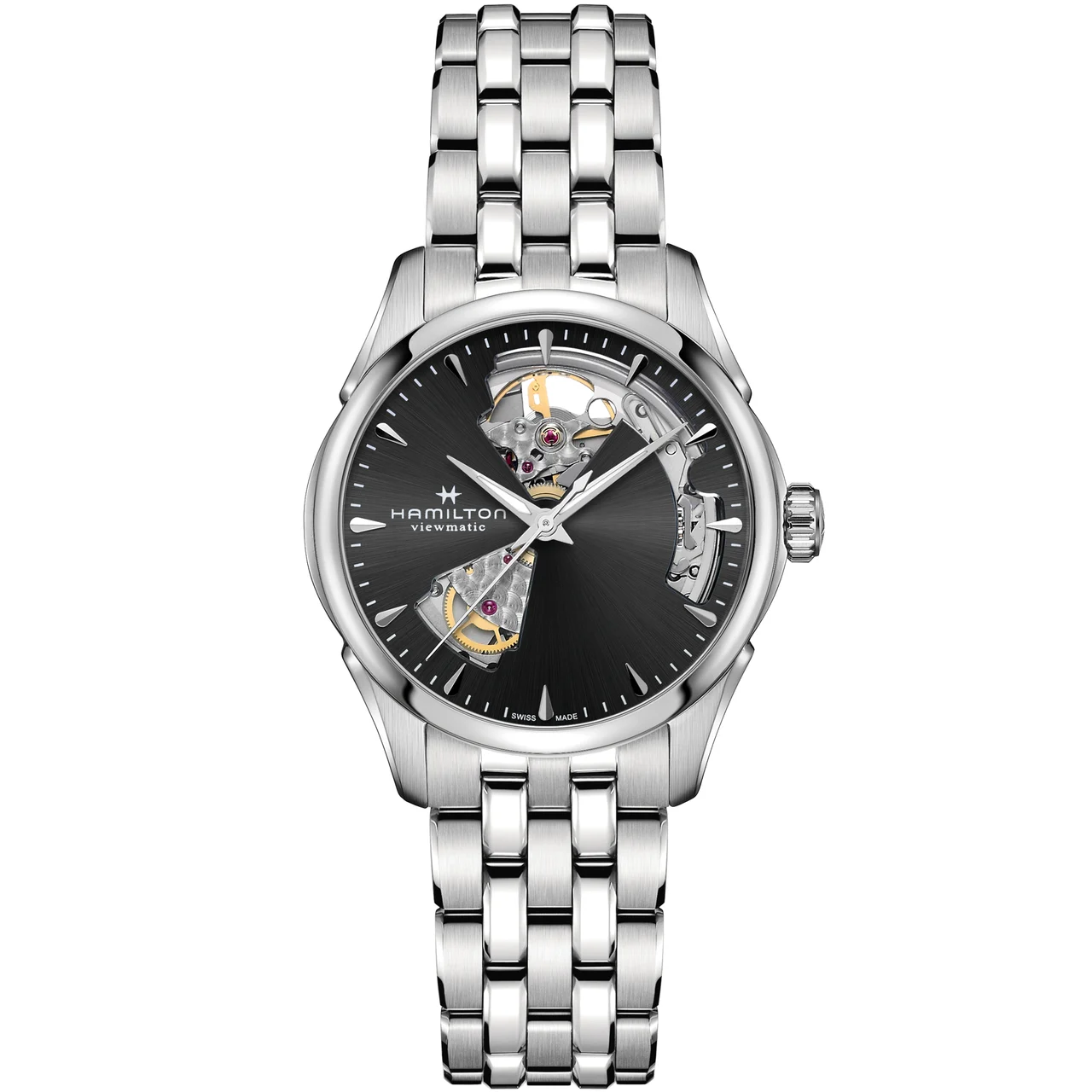 Hamilton Jazzmaster Open Heart Auto H32215130 36 mm kol saati