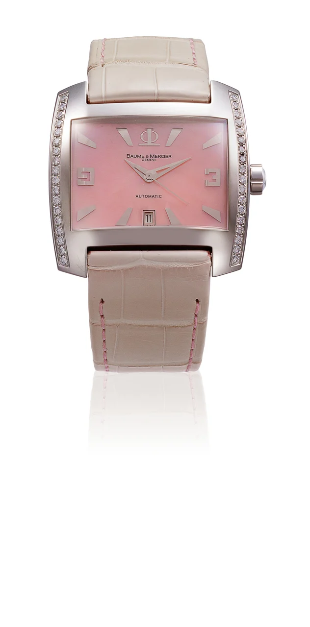 Baume & Mercier Ref.65451 Steel, Diamonds And Mother Of Pearl kol saati