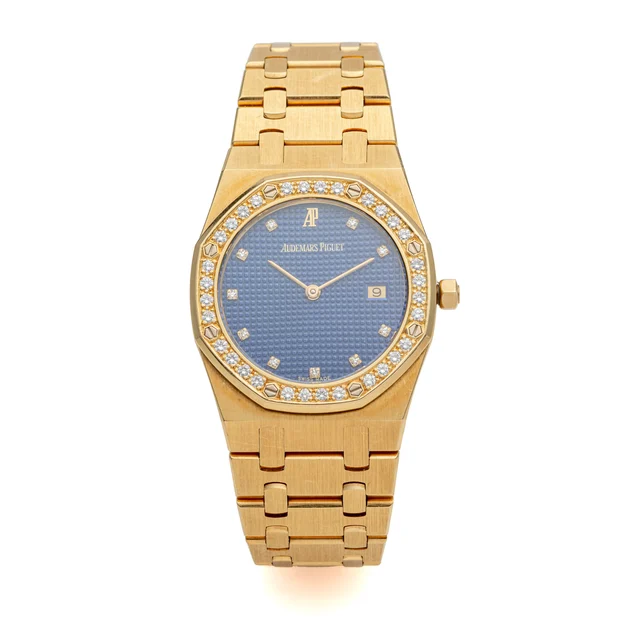 Audemars Piguet AUDEMARS PIGUET, REF. 56323BA, ROYAL OAK, YVES KLEIN BLUE DIAL, DIAMOND BE