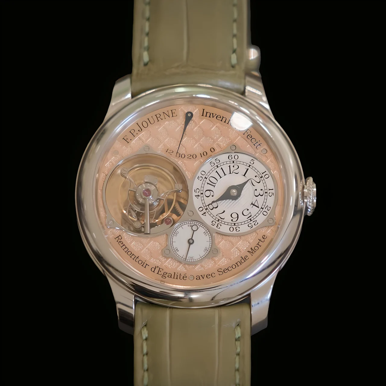 F.P. Journe Tourbillon Souverain PT Manual 40mm Rose Gold Ré 40 mm kol saati